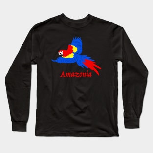 Amazonia Scarlet Macaw Long Sleeve T-Shirt